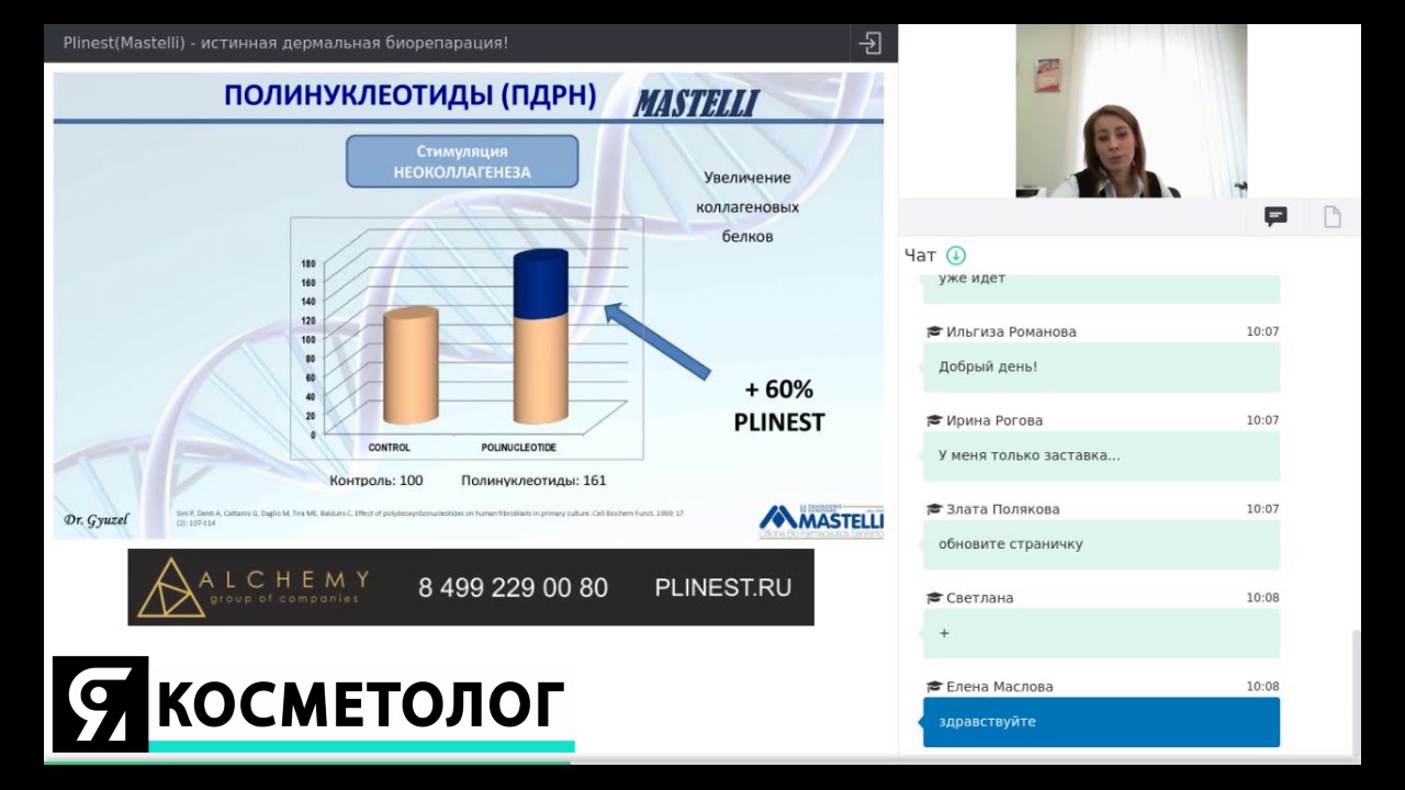 Вебинар PDRN 2 часть. Работа с полинуклеотидами. Протоколы процедур Раджабова Гюзель
