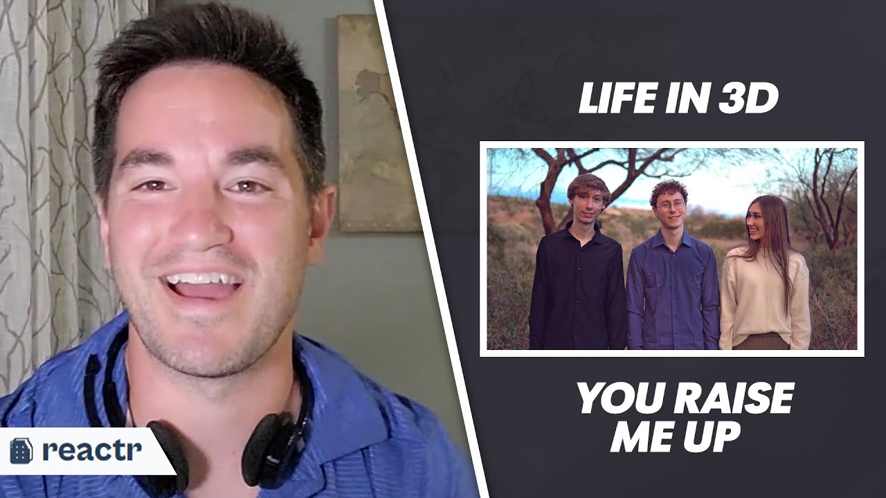 First Time Hearing You Raise Me Up - Life in 3D (Josh Groban Cover) | Christian Reacts!!!