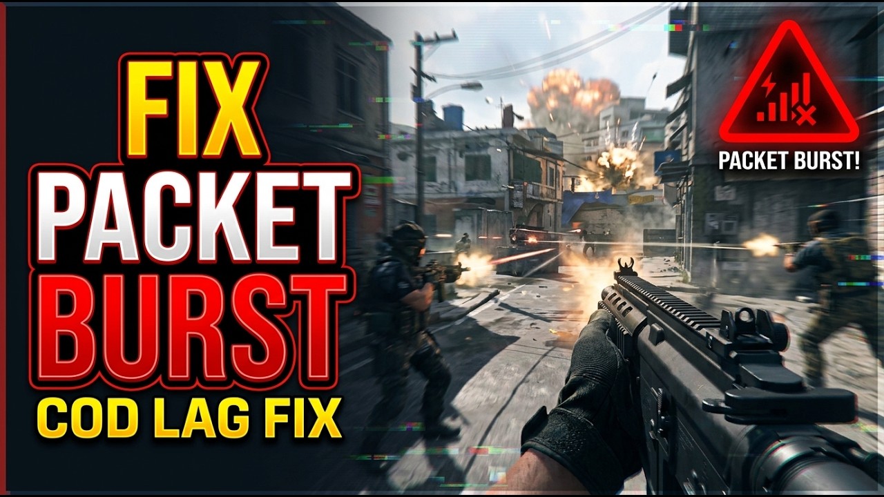 How to Fix Packet Burst in Call of Duty | Reduce Lag, Stutter & Connection Spikes