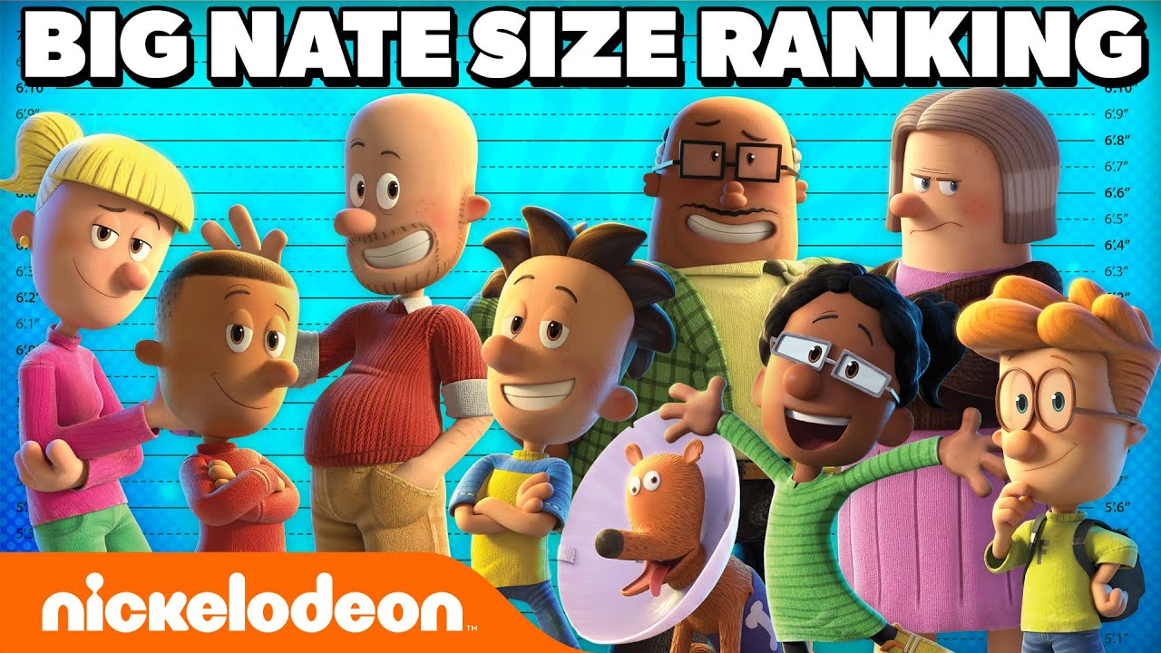 Every Big Nate Character Ranked by HEIGHT! | Nicktoons