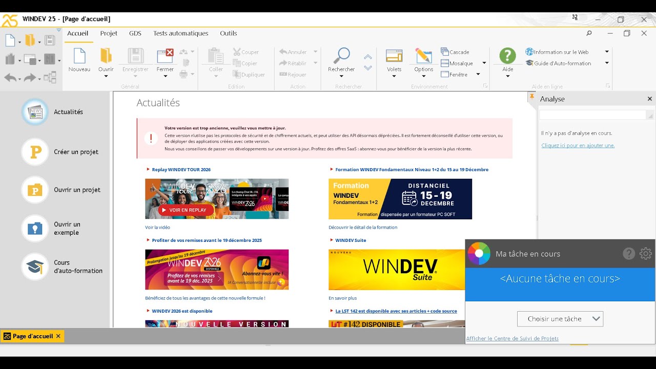 Cours WinDev - Partie 1 : Introduction & Premiers Projets