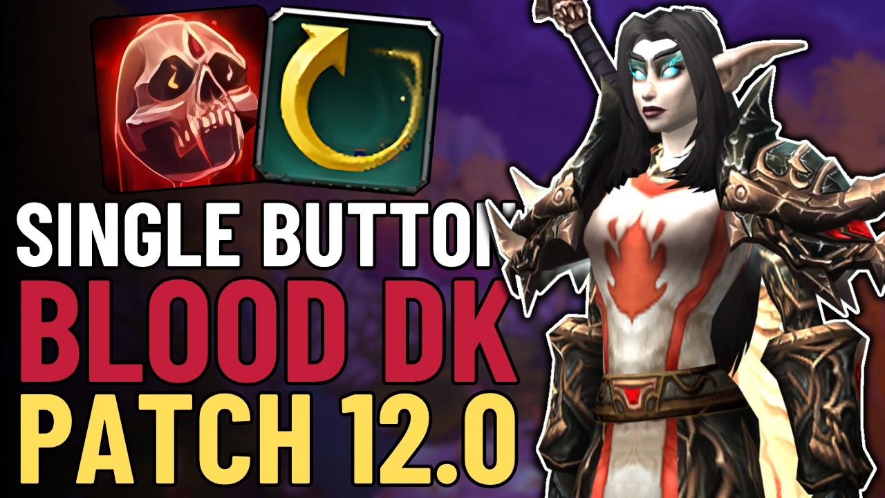 One Button Blood Death Knight Guide | SBA Tank Build for WoW Midnight