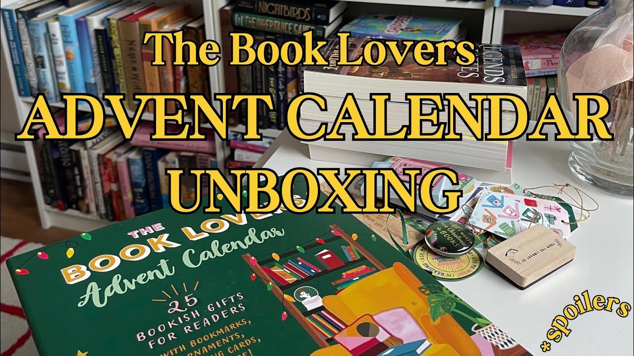 [SPOILERS] The Book Lover's Advent Calendar: 25 Bookish Gifts for Readers Unboxing | Amazon Prime