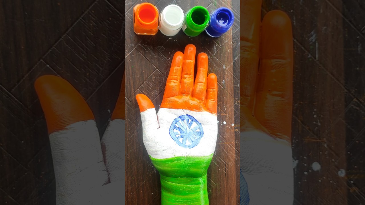 Jana Gana Mana song beautiful Bharat flag drawing🙏🇮🇳#8millionviews#shortfeed#art #youtube#trending