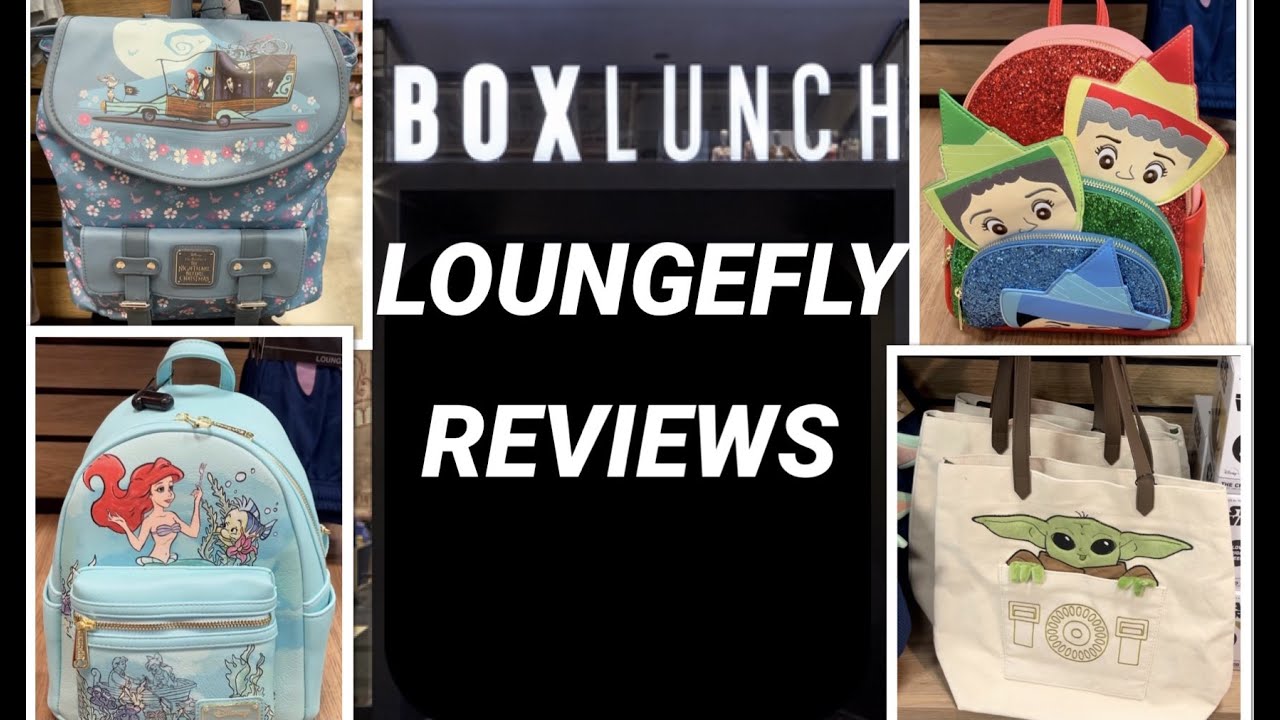 NEW! Disney Loungefly mini backpack Reviews | Boxlunch Bag Reviews and Exclusives