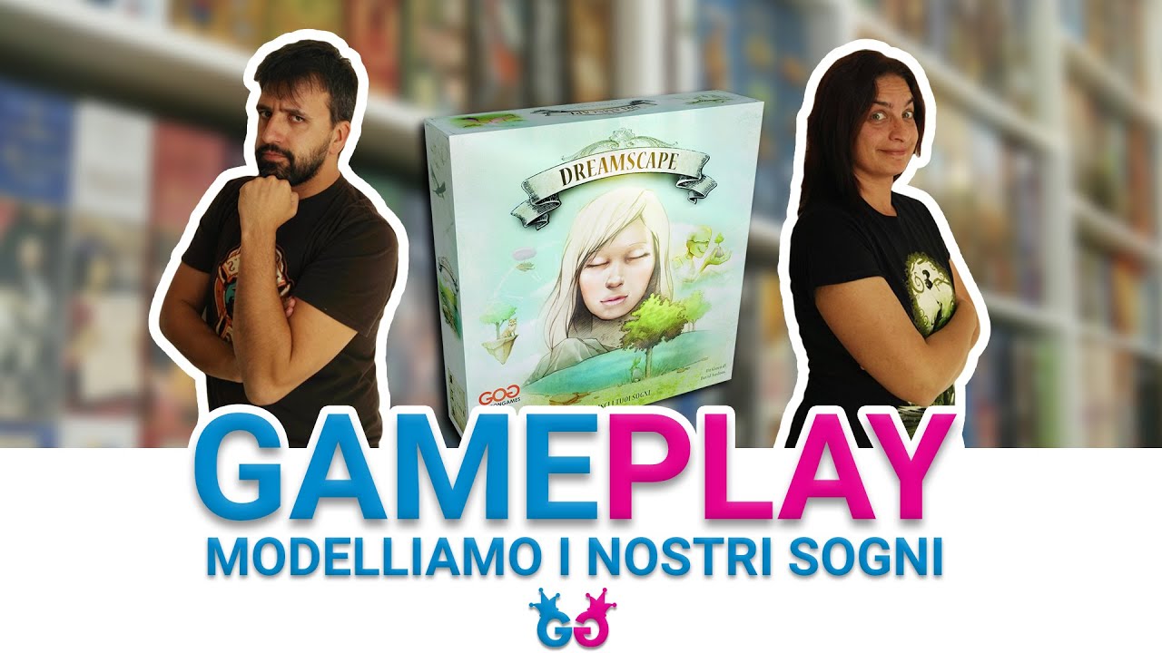 Dreamscape, viaggio nel mondo onirico. Partita completa con un gioco da Tavolo da sogno!