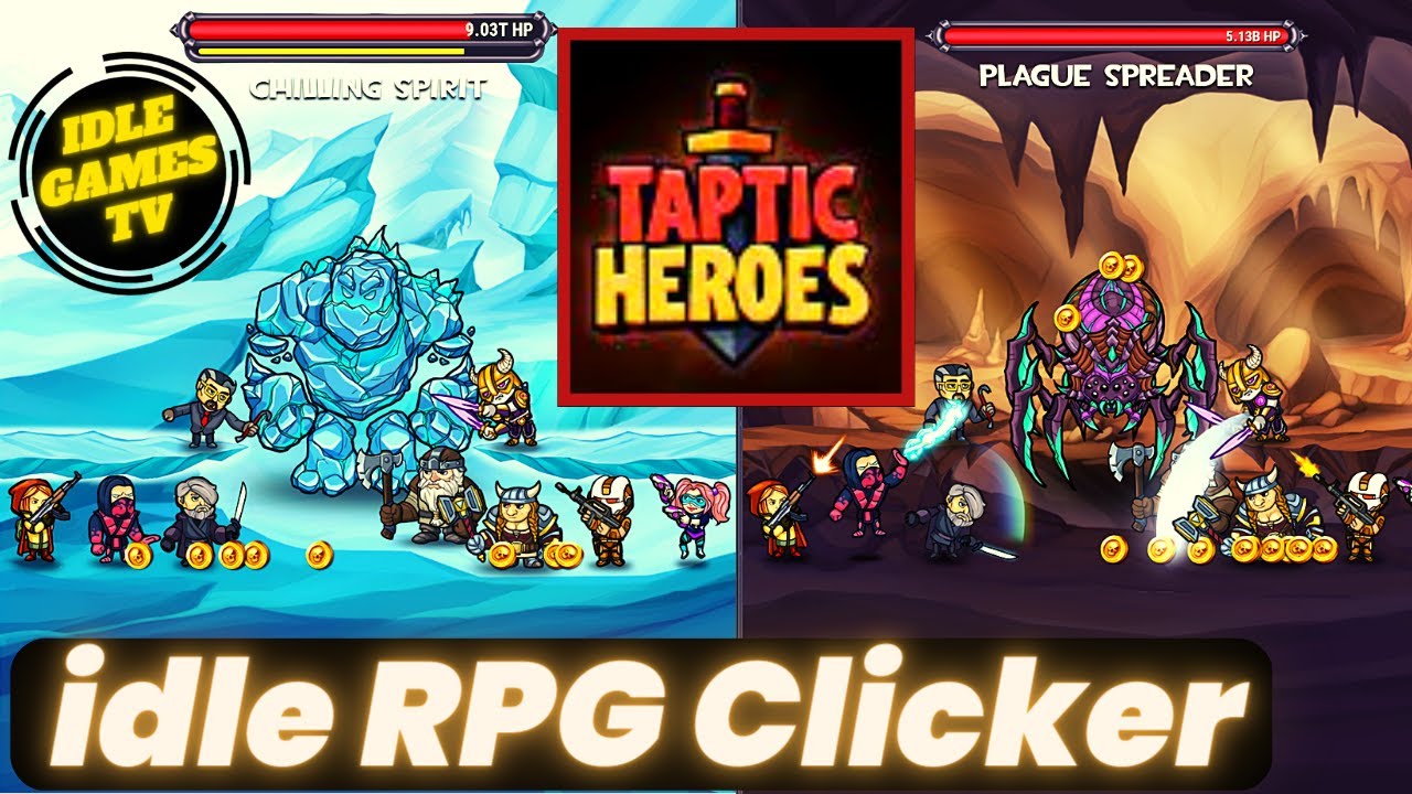 Epic Idle Rpg Clicker: Heroes Slay Monsters And Get Rich! Taptic Heroes
