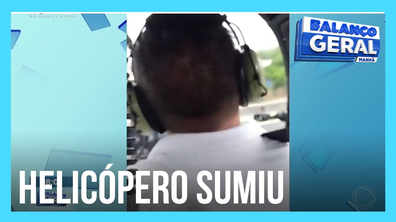 Ouça mensagens entre piloto de helicóptero desaparecido em SP e dono de heliponto