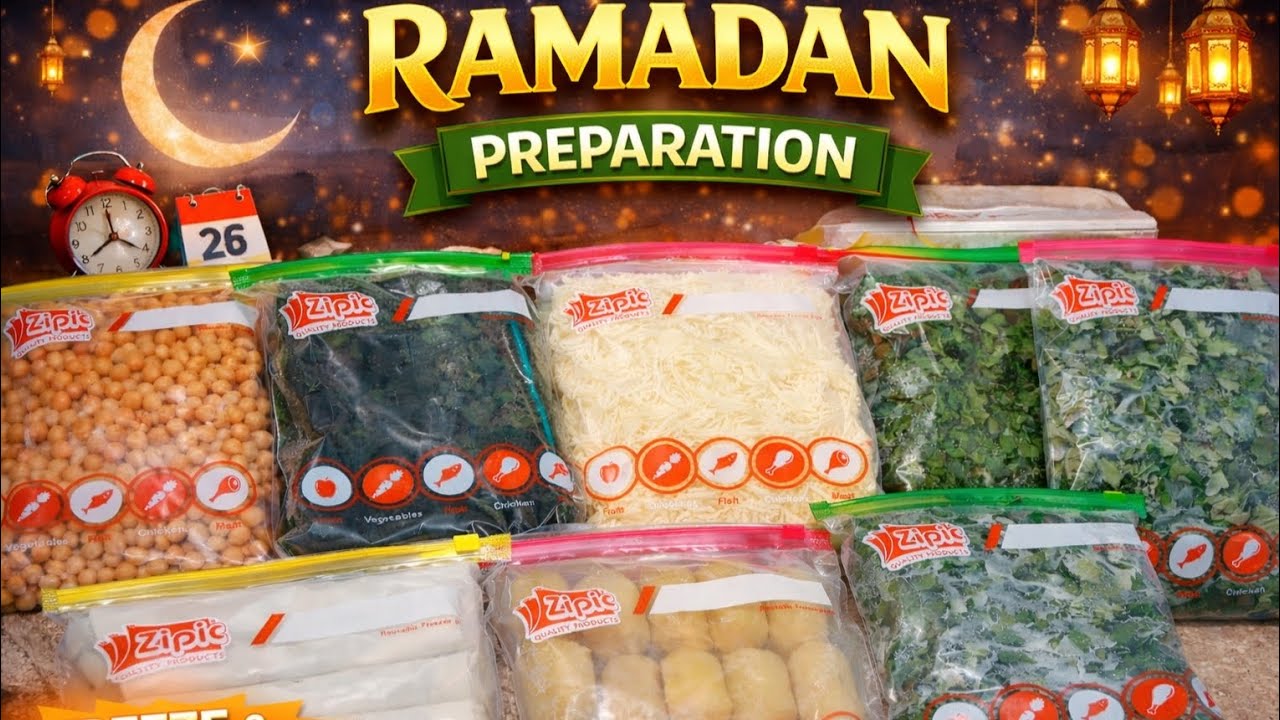 Ramadan Preparation 2026 | Complete Freezer Meal Prep Guide #food  #homemade #youtubevideos