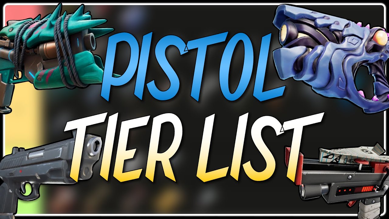 Ranking All PISTOLS On A Tier List! // Fortnite: Save The World