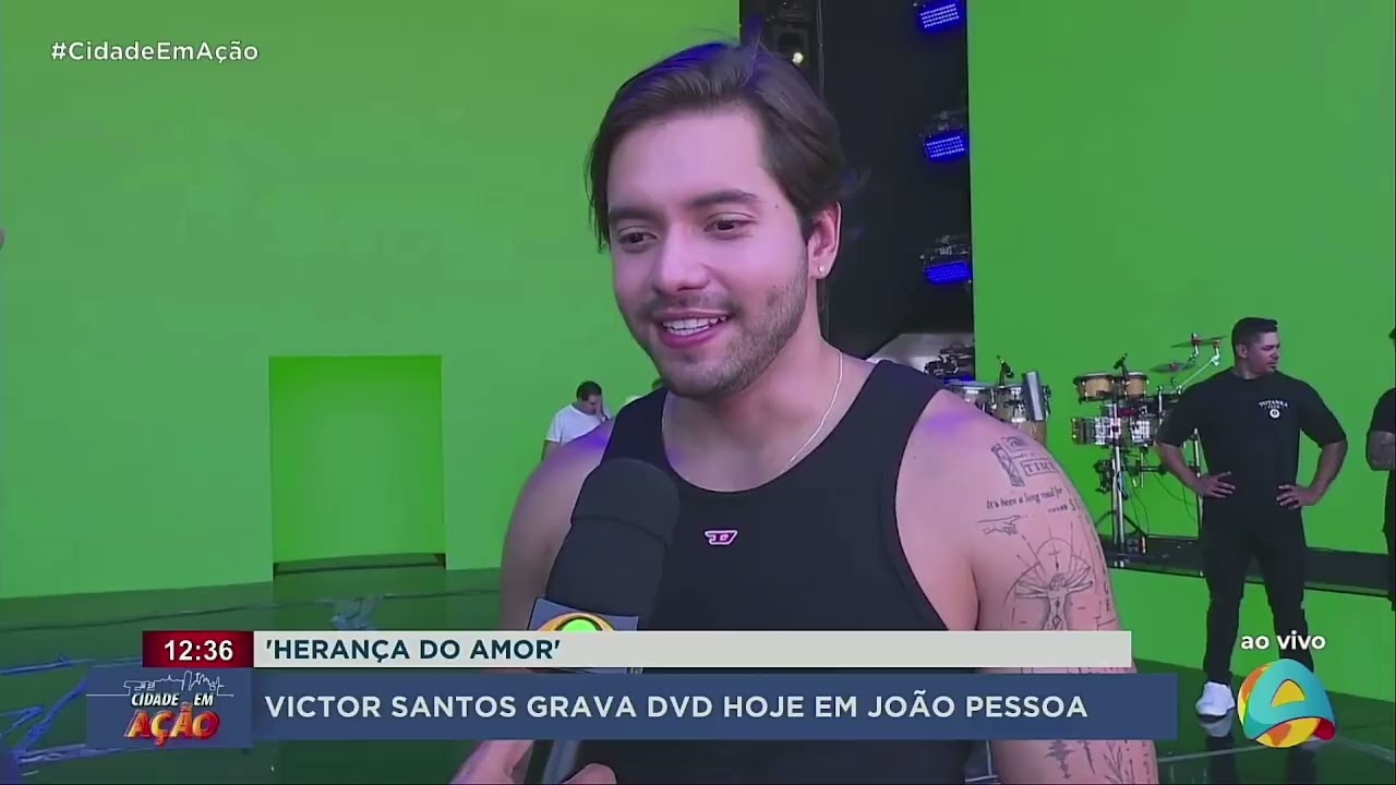 Cidade em Ação - Victor Santos grava DVD hoje em João Pessoa