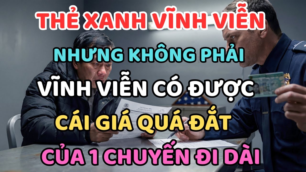 THẺ XANH VĨNH VIỄN NHƯNG KHÔNG PHẢI VĨNH VIỄN: CÁI GIÁ QÚA ĐẮT CỦA 1 CHUYẾN ĐI DÀI