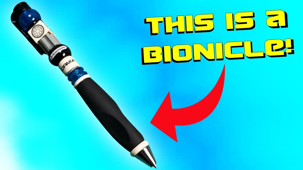THE BIONICLE PEN HAS THE COOLEST SECRET