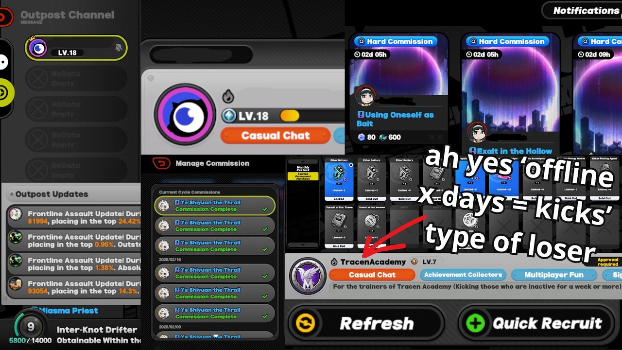 on the topic of outpost in zenless zone zero