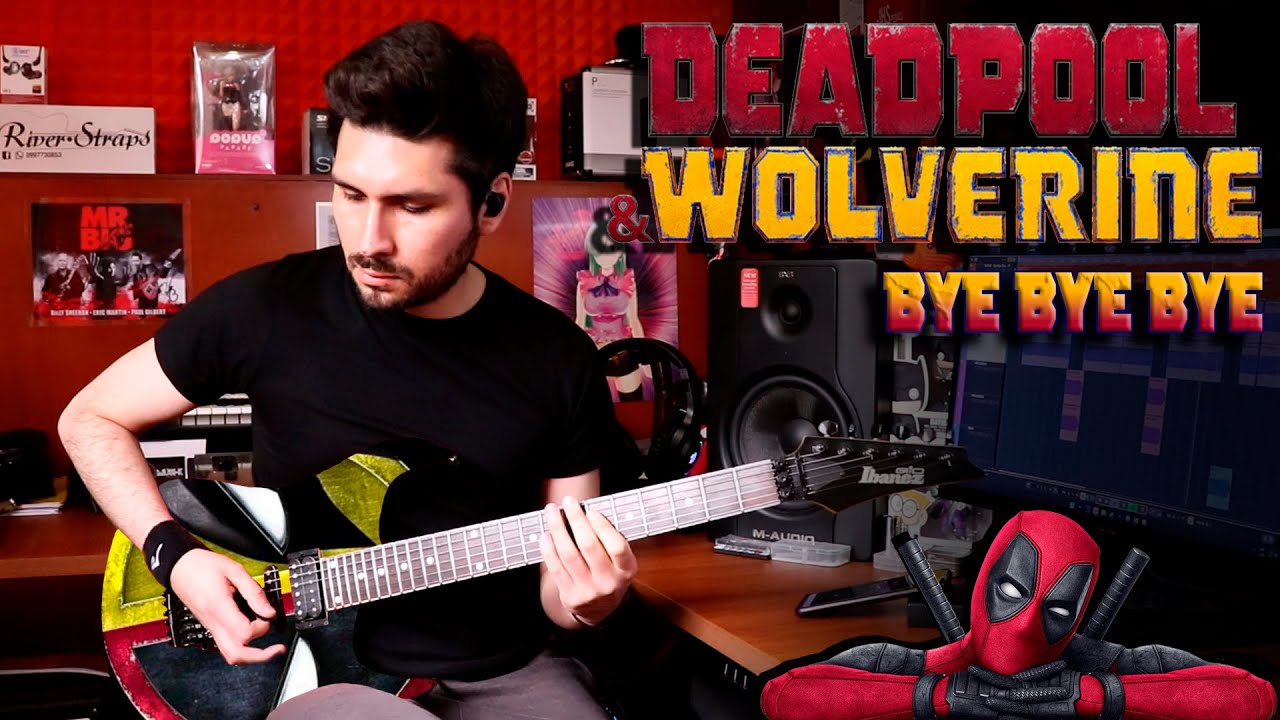 *NSYNC - Bye Bye Bye ( Guitar Cover ) | Official Video from Deadpool and Wolverine | FREE TAB