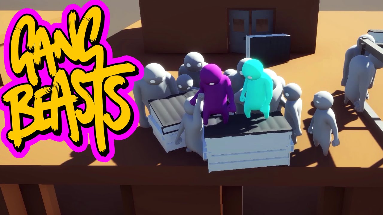Gang Beasts - PUSHING US OFF!!! [Father and Son]