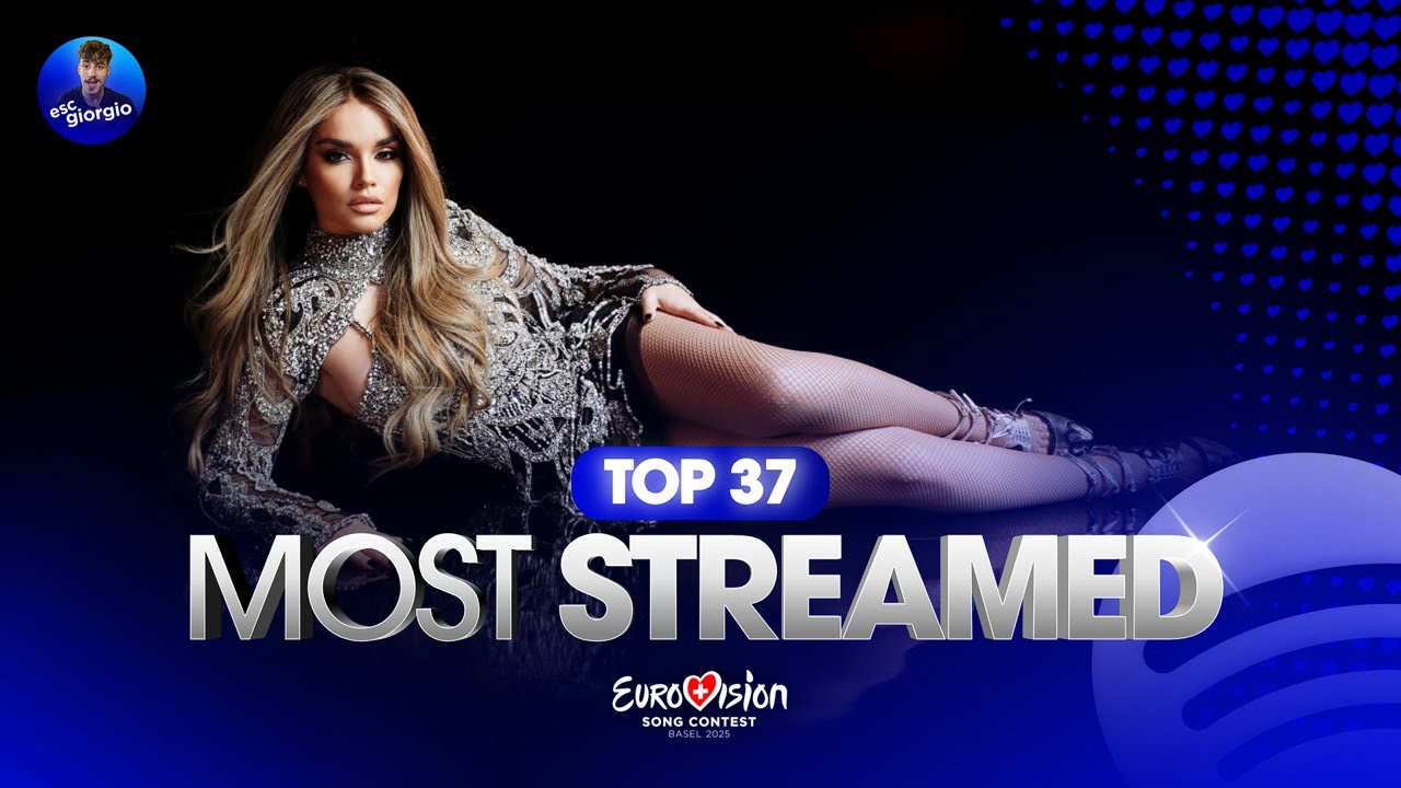 Eurovision 2025: Top 37 by Spotify Streams [18/03/2025]