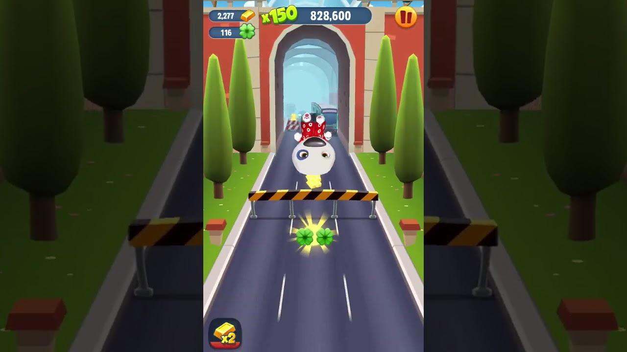 Talking Tom Gold Run 1 Hawaiian Hank Go Venice Canals Water Skate Tablet Gameplay