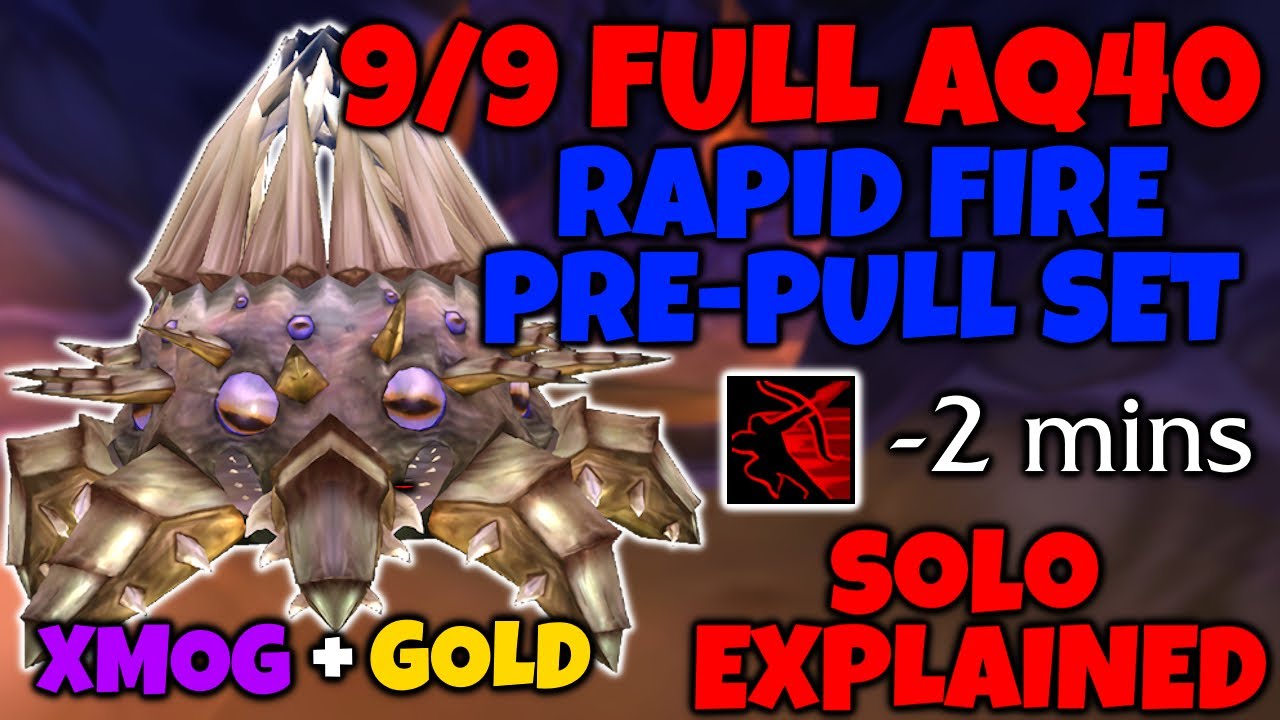 FULL Temple of Ahn'Qiraj Solo EXPLAINED (Hunter PoV) [Cataclysm Classic]