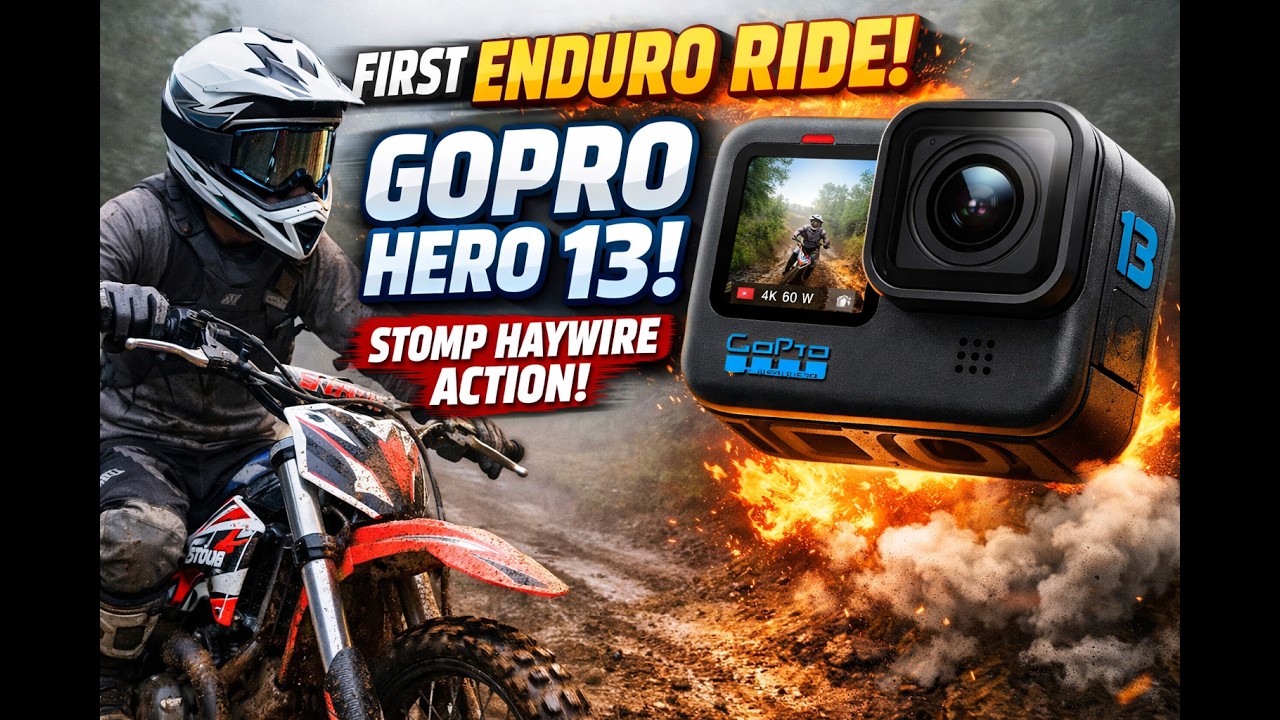 First Enduro Ride with My New GoPro Hero 13! | Stomp Haywire Action