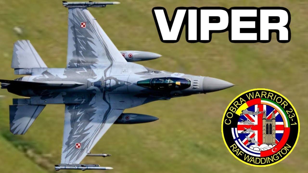 Super Fast Polish F-16 Viper's Mach Loop