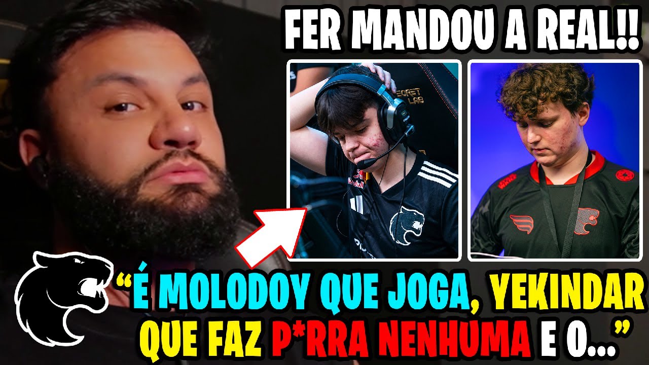 📢 FER MANDA A REAL SOBRE A FURIA AP&Oacute;S ESPANCO PRA G2: 