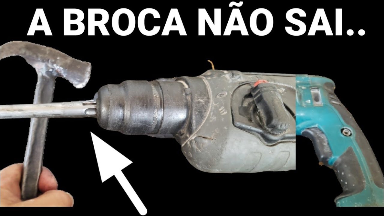 A BROCA TRAVOU MARTELETE MAKITA HR 2470