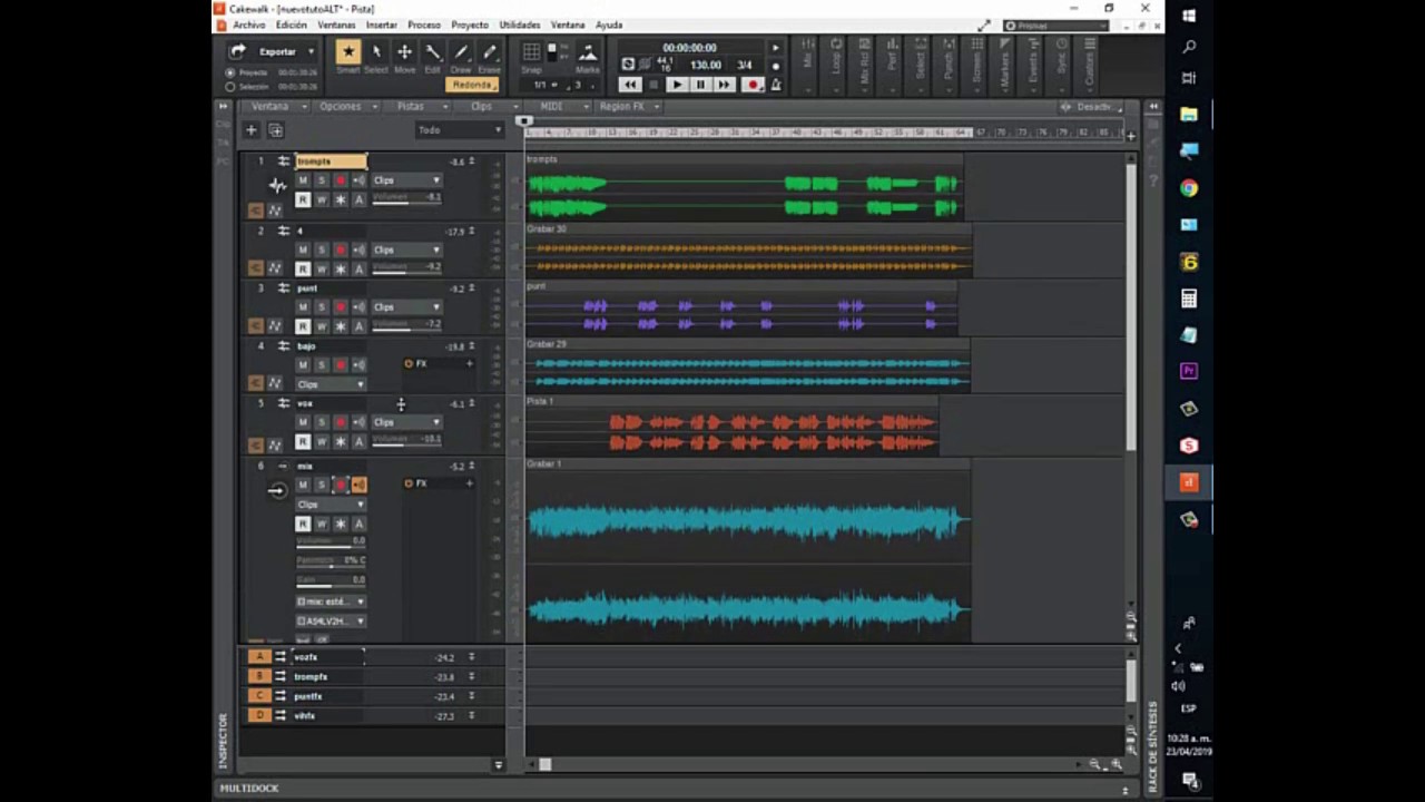 MASTERIZACION EN SONAR CAKEWALK BANDLAB AL ESTILO CARLOS VELASCO