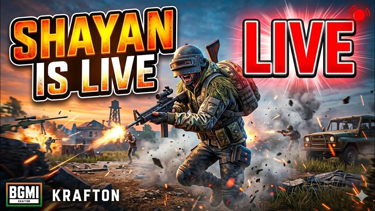 SHAYAN IS LIVE | ERANGEL / LIVIK 🫨 | RUSH GAMEPLAY | BGMI 🔥