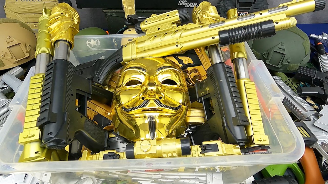 3 Mysterious Weapon Boxes! Gold Shotgun, Dual 1911 Pistols, Tactical Knives & Sniper Rifles