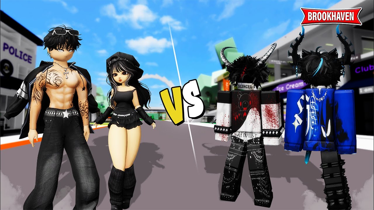 VIRAL!! OUTFIT EMO VS ZEPETO Di Brookhaven ID/CODES - Roblox