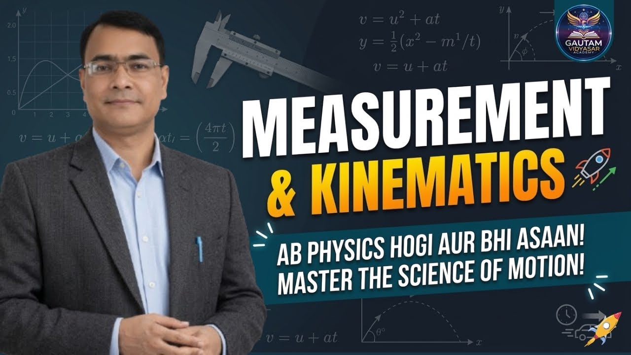 Measurement & Kinematics 🔥 | Basic to Advanced Physics in One Shot 🚀