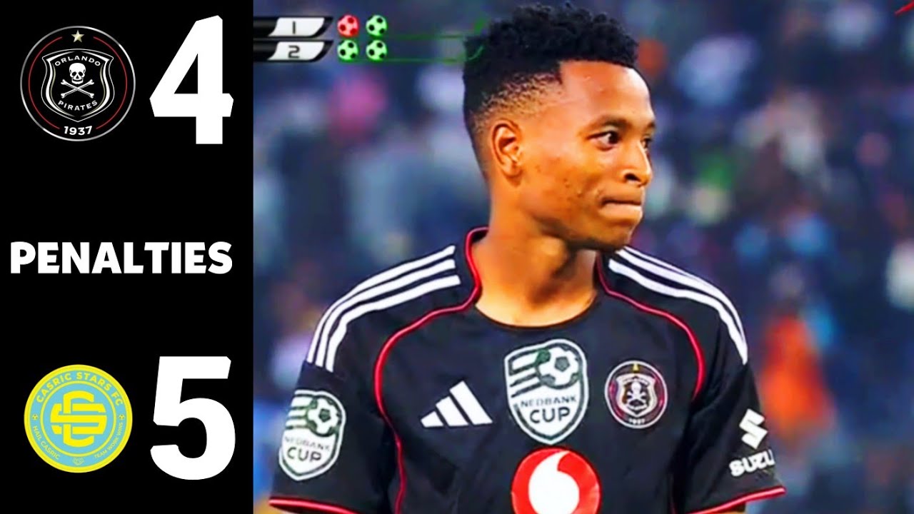 Orlando Pirates vs Casric Stars Penalty Shootout - Nedbank Keyona 