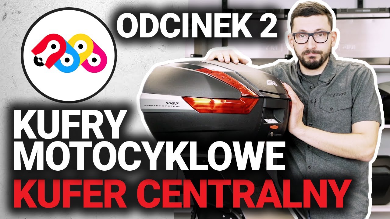Jaki wybrać kufer centralny do motocykla? Kufry motocyklowe. Odcinek 2.