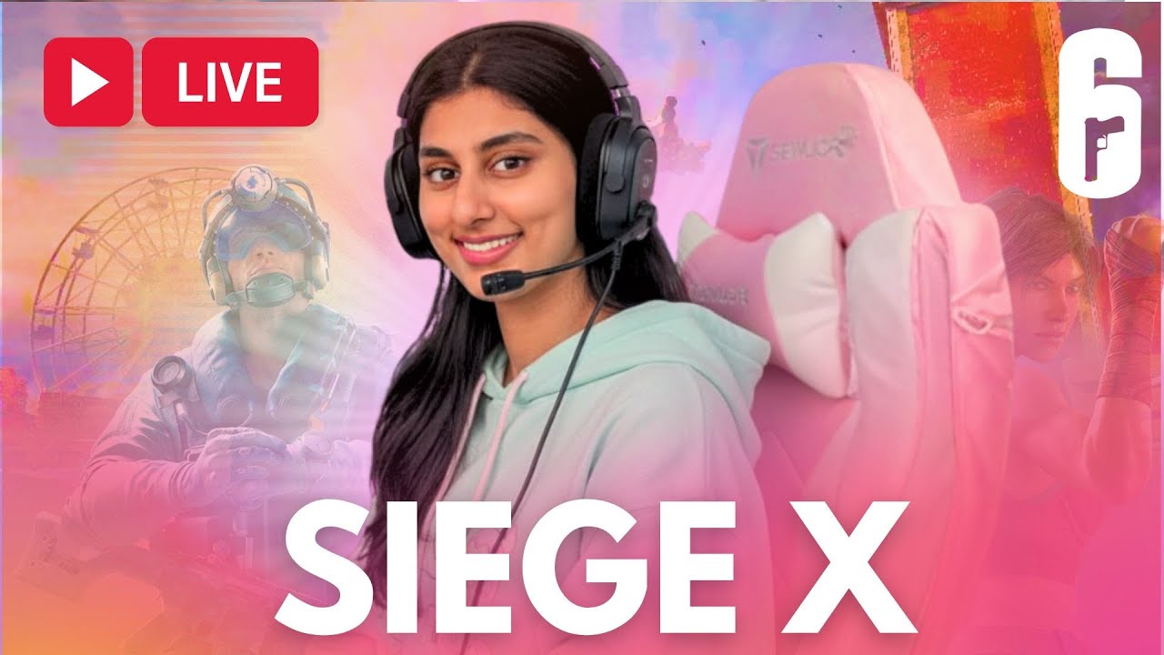 R6 Siege X level up to 50 | the_only_sussmrithi| Siege X Live| DIVINE R6 | GAMERGIRL