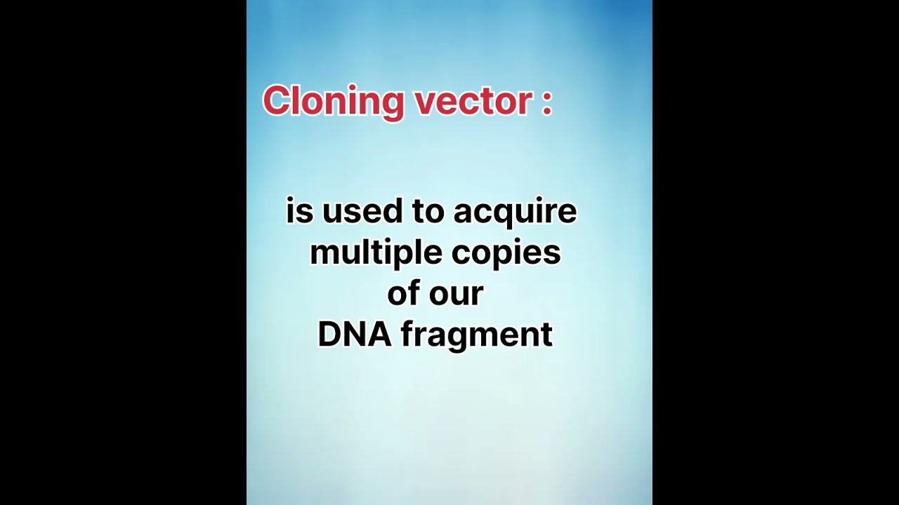 difference between cloning vector and expression vector#cloning#expression #ytshorts#biotechnology