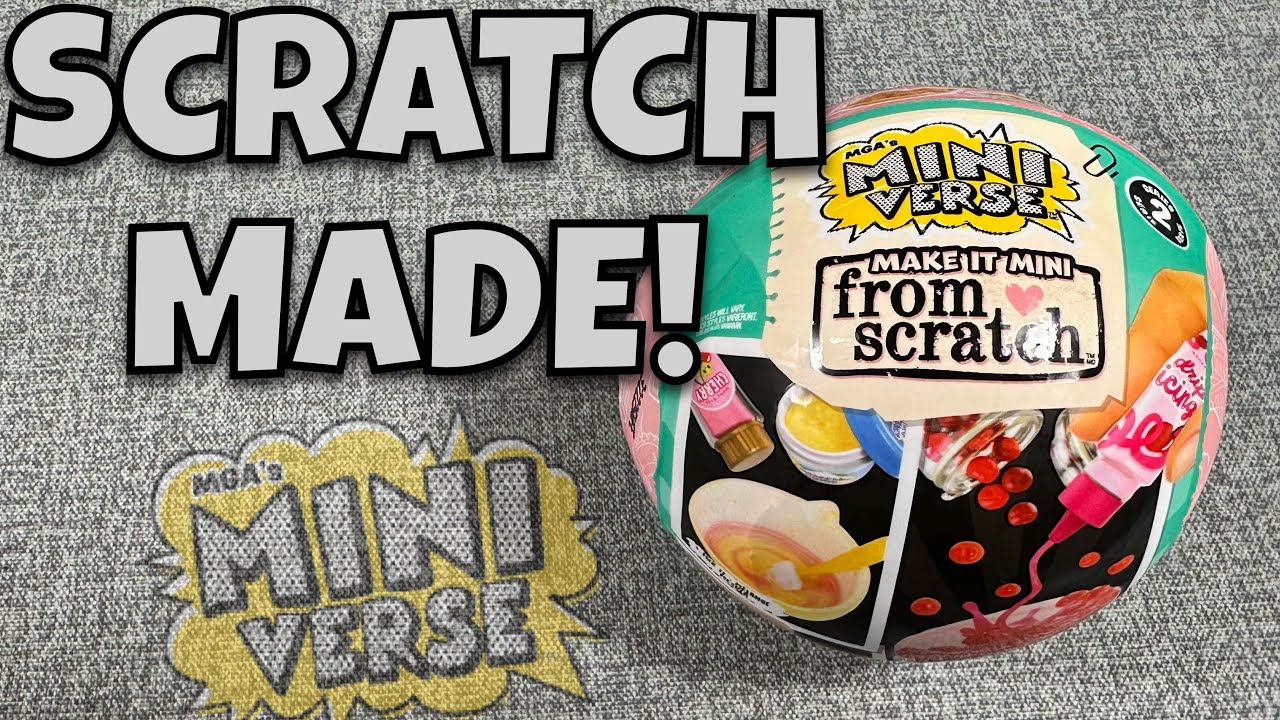 MINIVERSE MAKE IT MINI SCRATCH MADE OPENING AND REVIEW!