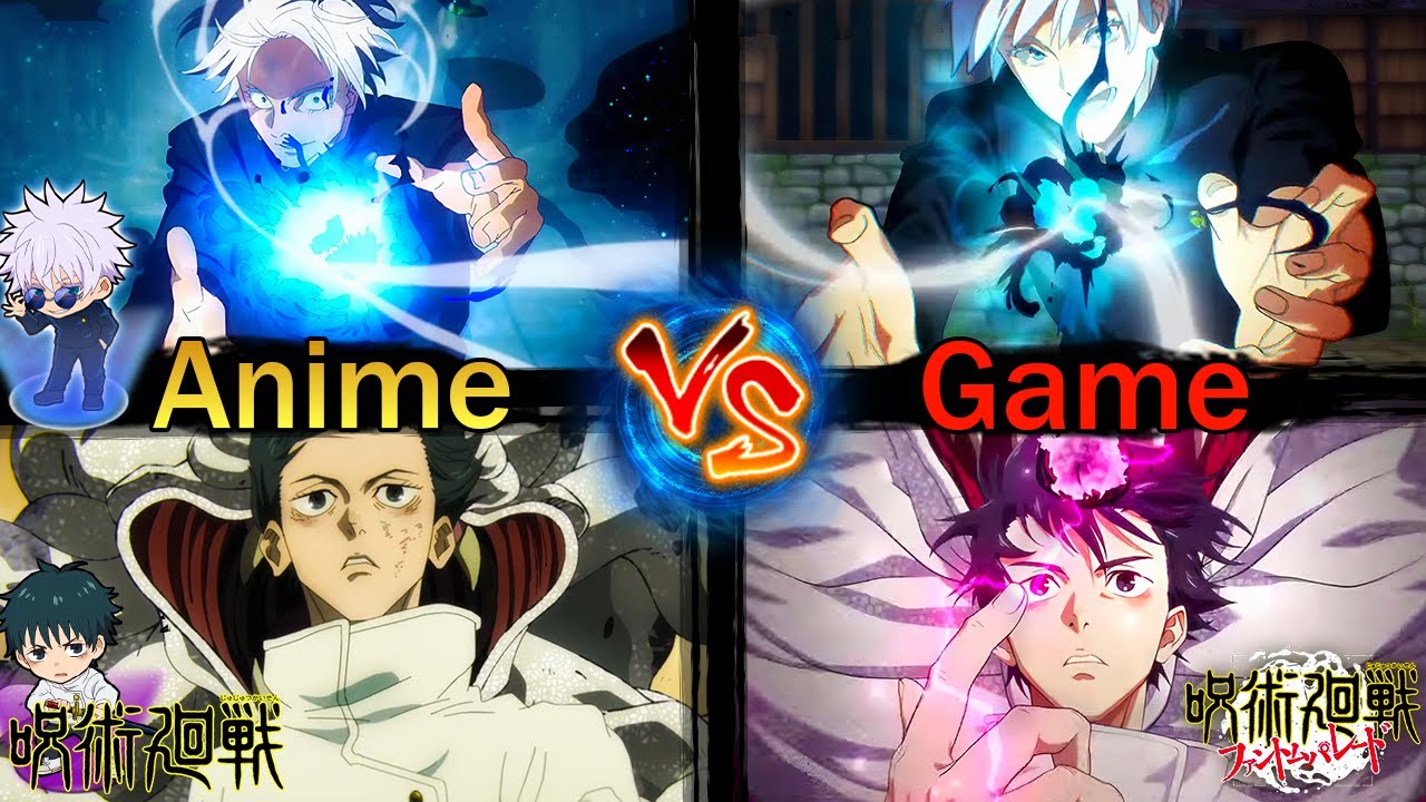 JJK Phantom Parade VS JJK Anime | Special Attack Comparisons
