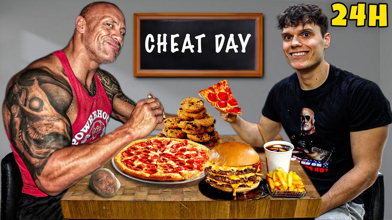 Jadłem Ulubione Cheat Meale THE ROCKA przez 24H