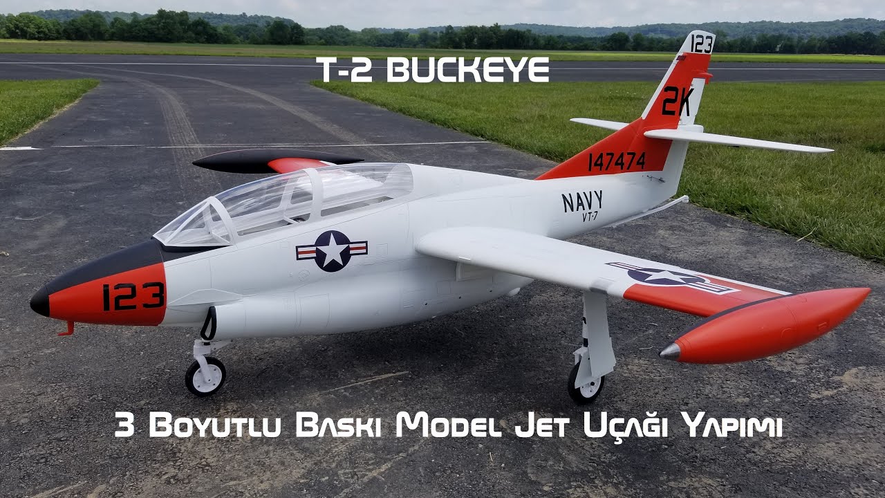 T-2 Buckeye 3 Boyutlu Yazıcı ile Model Jet Yapımı