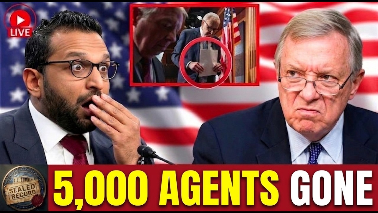 Durbin Opens Epstein Files LIVE &mdash; Patel FREEZES On Camera