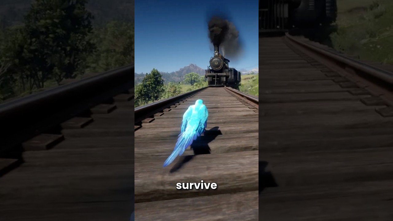 WHICH ANIMAL CAN PASS under the TRAIN in RDR2? 😱