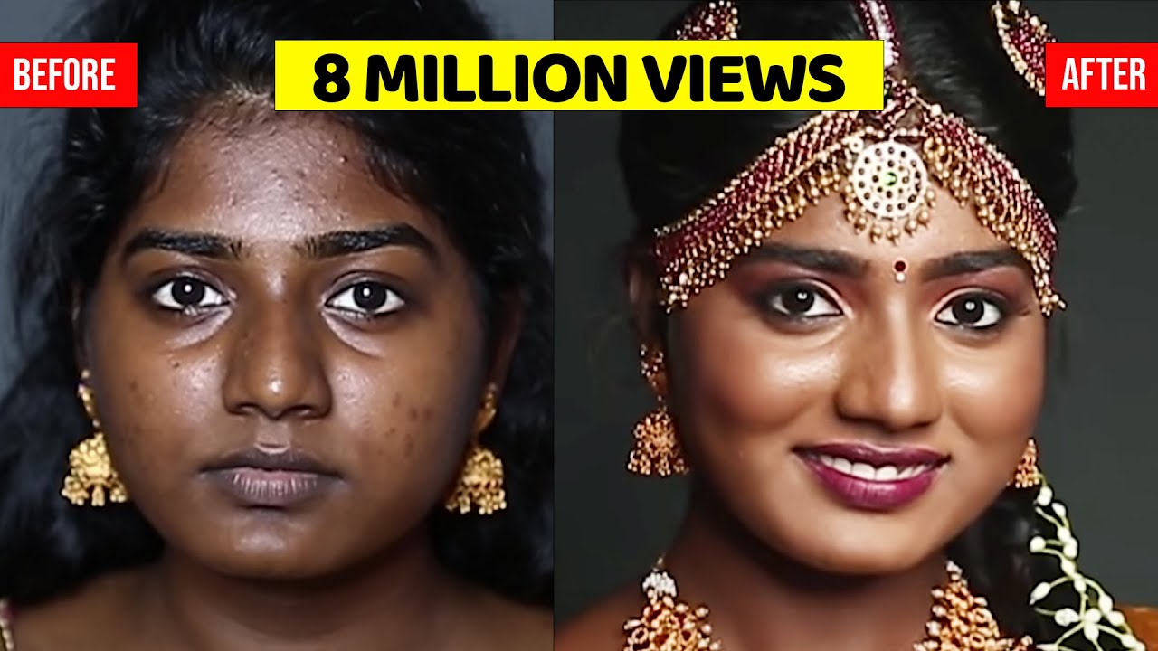 SOUTH INDIAN MAKEUP LOOK FOR DARK SKIN
