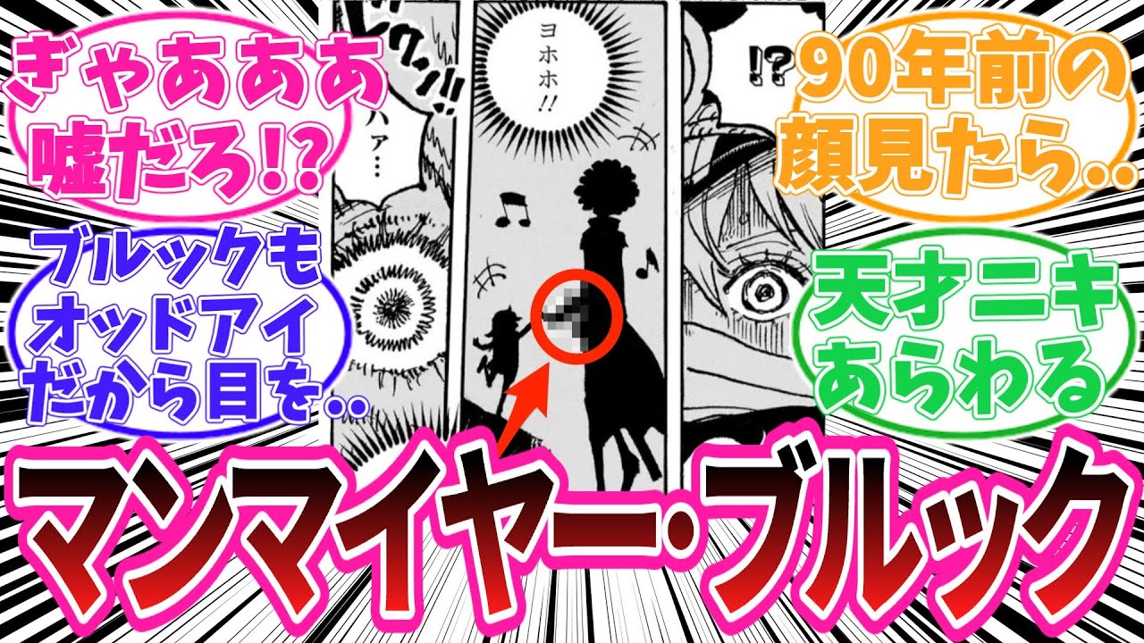 【最新1153話】ブルックがマンマイヤー家である事に気がついてしまった読者の反応集【ワンピース】