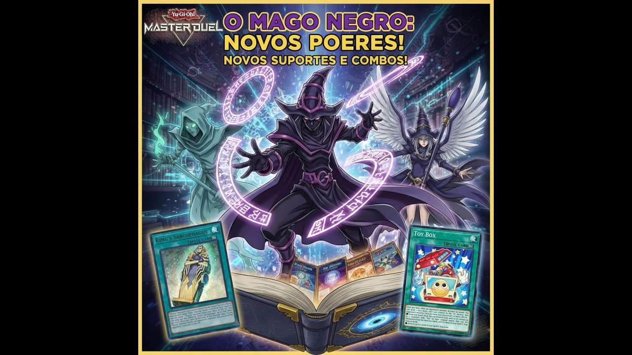 #0160 Mago Negro 🧙‍♂️ (novos suportes)!!