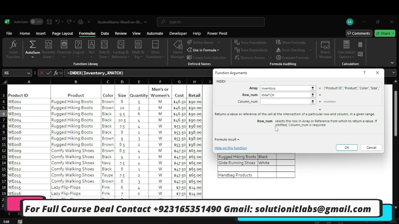 Excel 2021 In Practice - Ch 6 Guided Project 6-3 - SIMnet | Excel 2021 In Practice - Ch 6 Guided