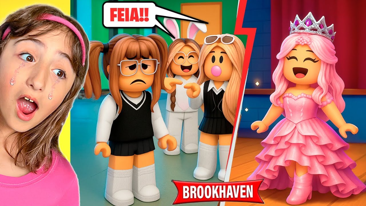 AS MENINAS da ESCOLA ME ODEIAM! Historinha no Brookhaven - Sophie Também Joga