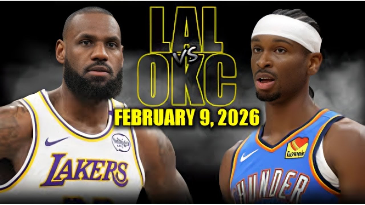 Los Angeles Lakers vs Oklahoma City Thunder Full Game Highlights – February 9, 2026 | NBA Season
