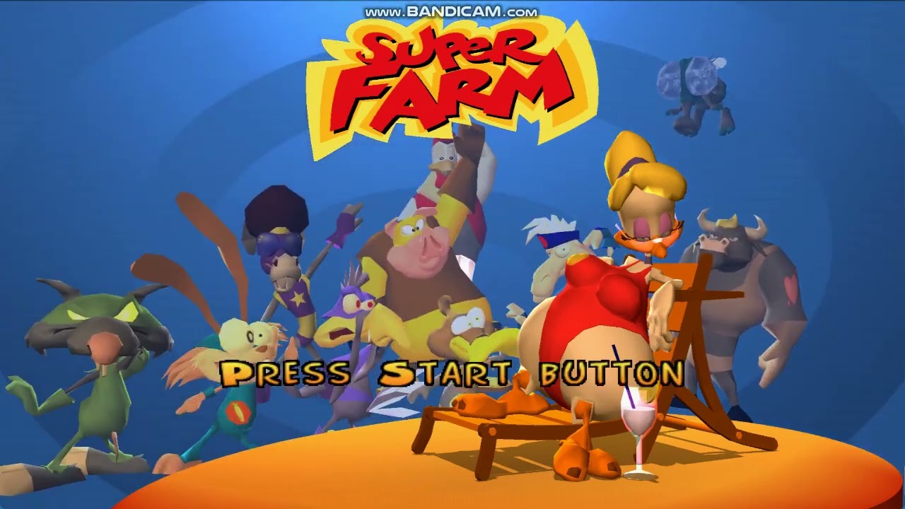 Super Farm All Characters Dance In Title Screen