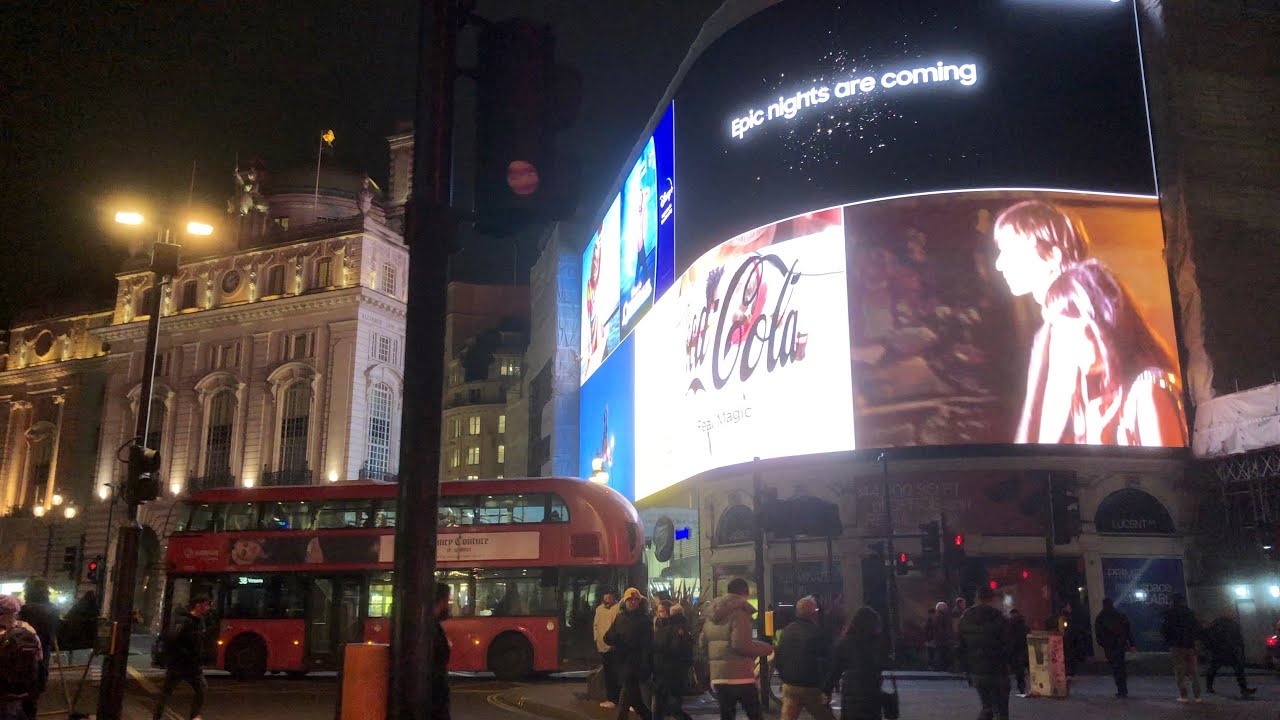 London Waterloo Station to Oxford Street Rush Hour Evening Walk